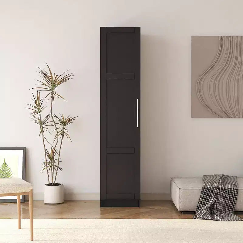 Armoire de rangement murale haute empilable à 3 niveaux avec étagères réglables