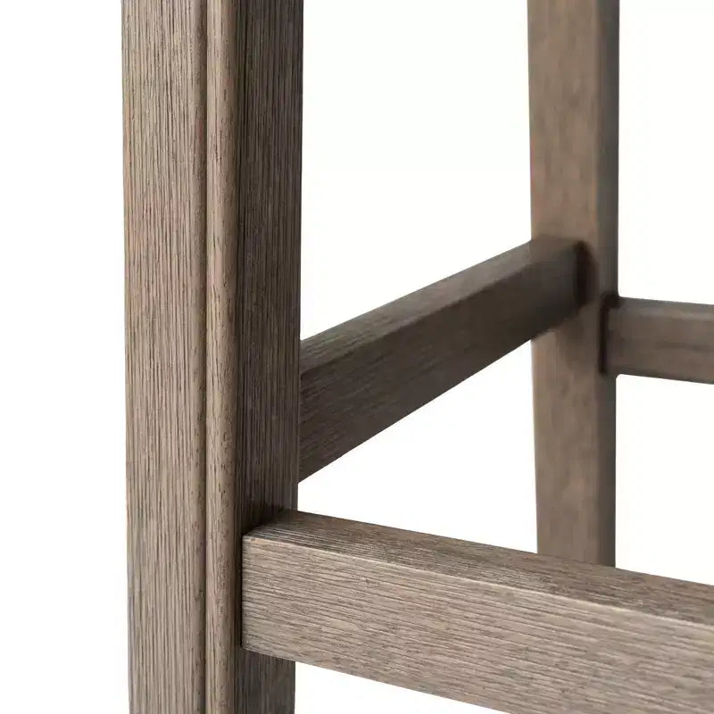 Rückenloser Thekenhocker im Satteldesign mit Stoffbezug 26