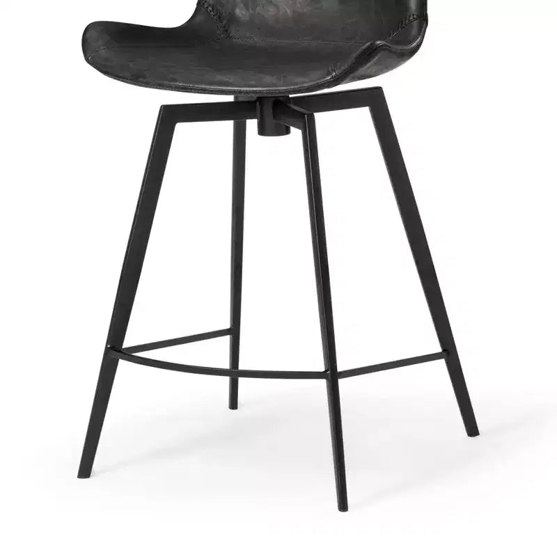 Thekenhocker mit Kunstlederbezug 26