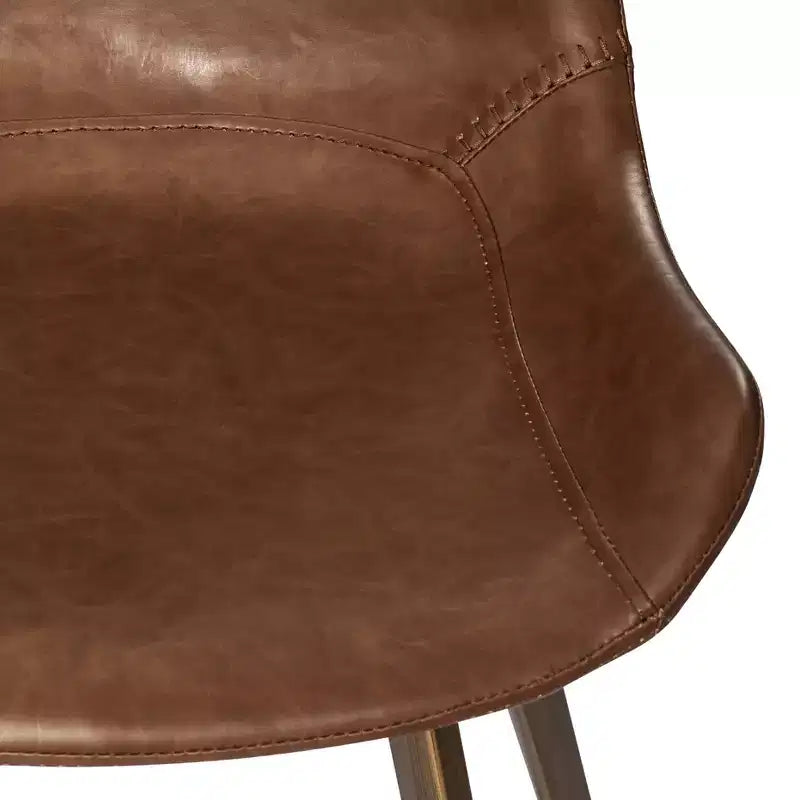 Thekenhocker mit Kunstlederbezug 26