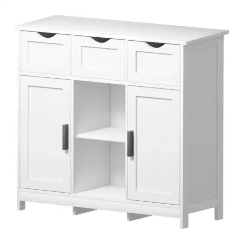 Armarios de almacenamiento, armario de piso de madera con cajones y estantes, armario decorativo para sala de estar, dormitorio y baño, decoración del hogar