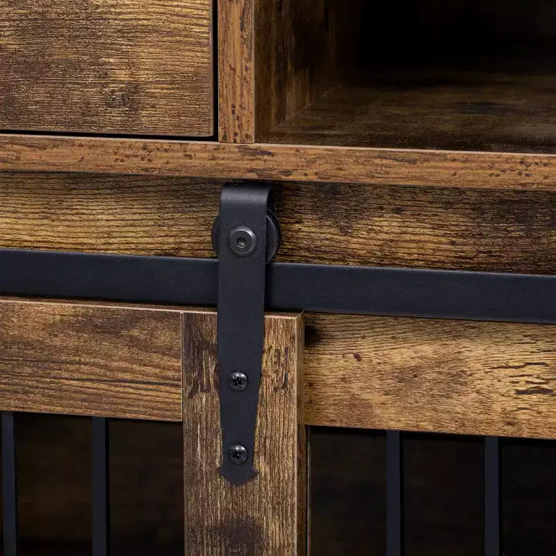 Hundekäfig-Möbel mit Ablageregalen, haustierfreundliches Küchen-Bäckerregal mit Haustierkäfig, Hundekäfig-Couchtischschrank für Wohnzimmer und Eingangsbereich
