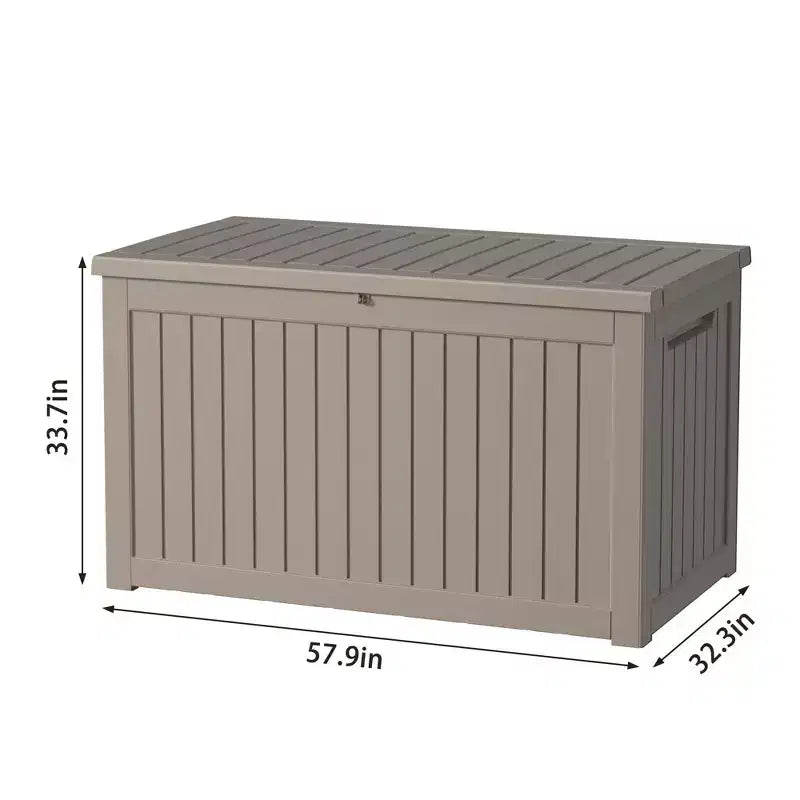 Coffre de rangement trois places de 870L/230GAL de qualité militaire, structure en acier résistante aux chocs, système modulaire à chargement rapide