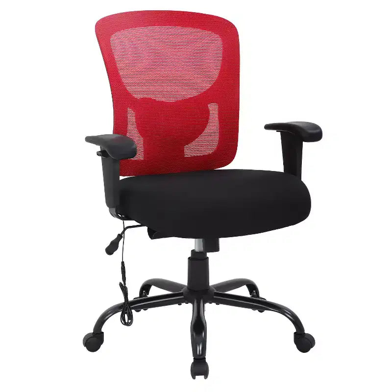 Chaise de bureau ergonomique pour personnes grandes et fortes, capacité de 400lbs, chaise de bureau en maille