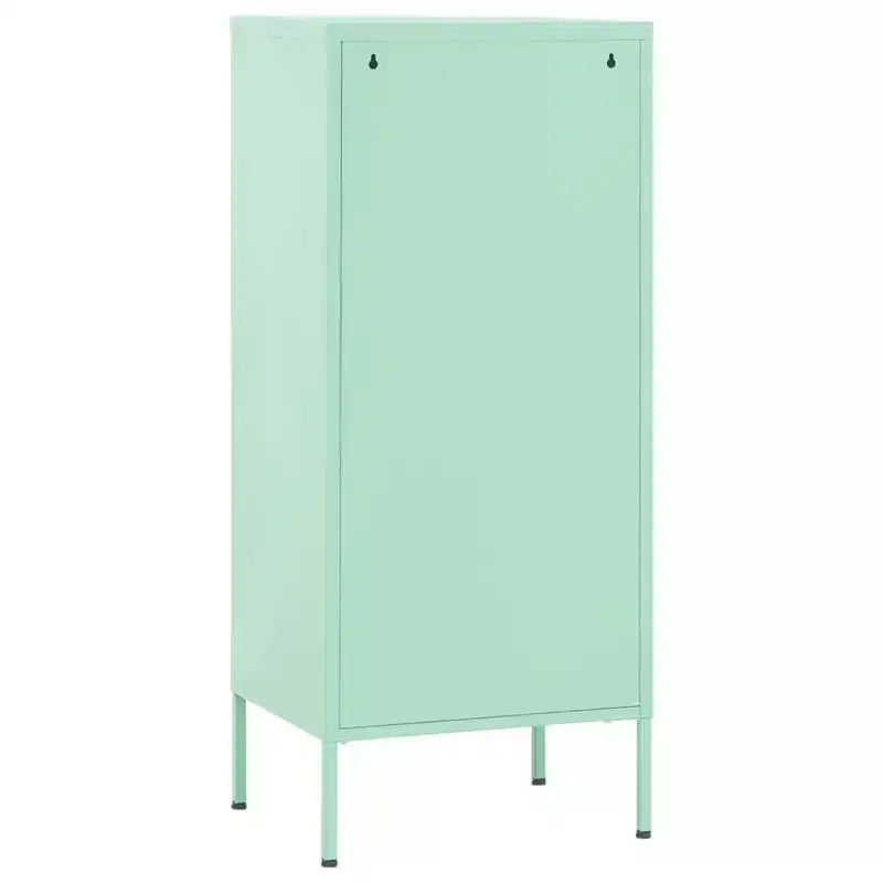 Armoire de rangement en acier bleu marine, pieds réglables, taille moyenne - menthe