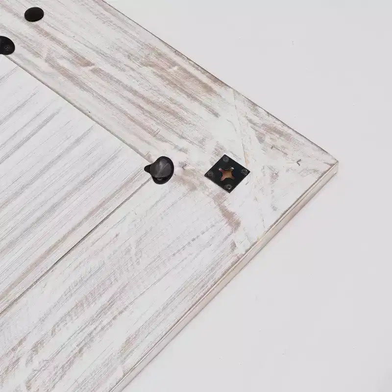 Miroir pleine longueur rectangulaire rétro de 72 en bois massif sculpté à la main