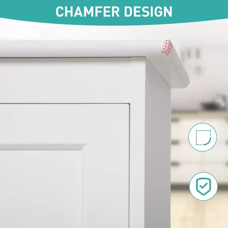 Poubelle basculante et panier à linge avec porte inclinable réglable, meuble en bois pour cuisine
