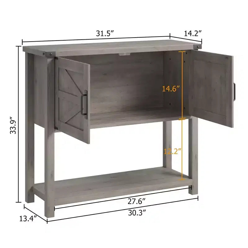 Console d’entrée avec rangement, meuble bar à café en bois, buffet étroit, table de hall pour entrée et couloir