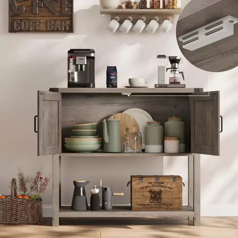 Mesa consola para recibidor con espacio de almacenamiento, mueble bar de madera para café, aparador estrecho, mesa para sofá y recibidor para pasillo