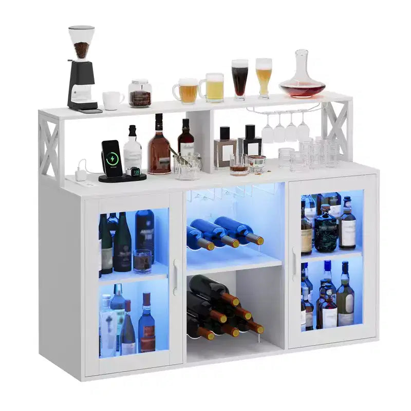 Weinschrank mit Weinregal, moderner Kaffeebarschrank mit Ablagefläche, Spirituosenschrank, Sideboard für die Küche