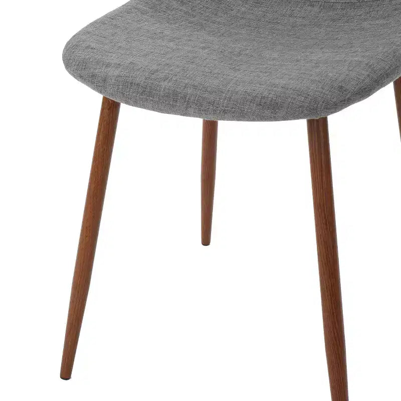 Esszimmerstühle mit Stoffbezug im Mid-Century-Modern-Stil (2er-Set)