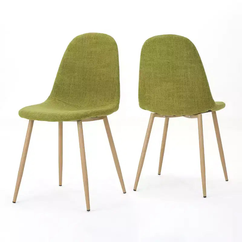 Esszimmerstühle mit Stoffbezug im Mid-Century-Modern-Stil (2er-Set)