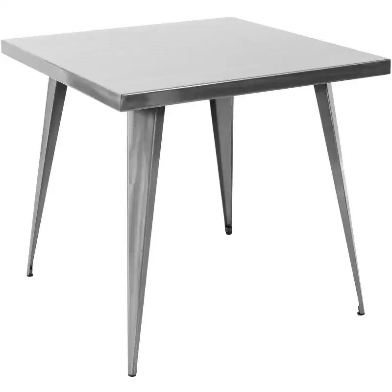 Quadratischer Esstisch, Küchentisch im Industriestil mit Antik-Finish für das Esszimmer