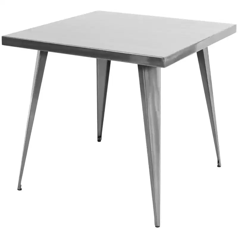 Quadratischer Esstisch, Küchentisch im Industriestil mit Antik-Finish für das Esszimmer