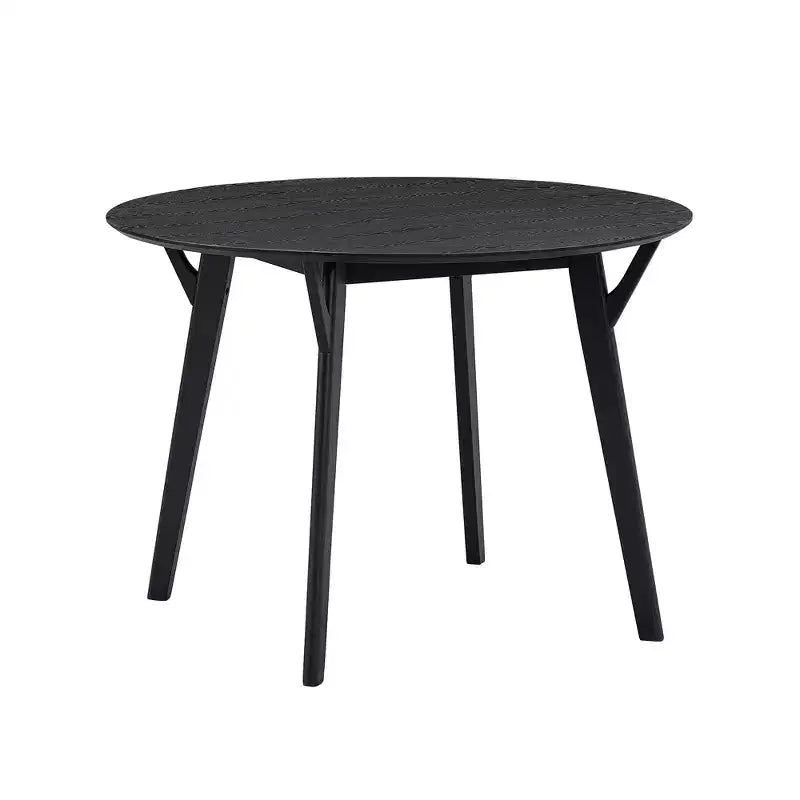 Mesa de comedor redonda de madera de 42 pulgadas, mesa de cocina para 4 personas, para comedor