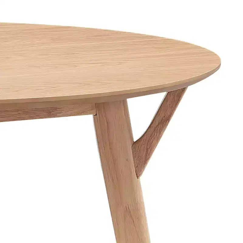 Mesa de comedor redonda de madera de 42 pulgadas, mesa de cocina para 4 personas, para comedor
