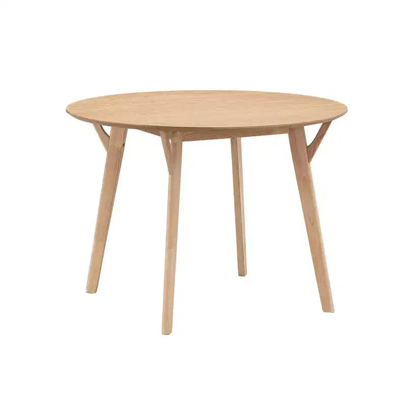 Mesa de comedor redonda de madera de 42 pulgadas, mesa de cocina para 4 personas, para comedor