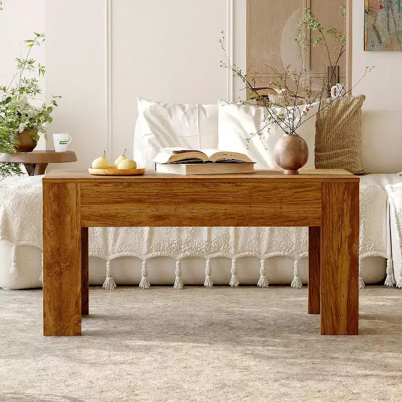 Table basse multifonction avec rangement dissimulé et caractéristiques tactiques, table basse, bureau pour enfants, petite table