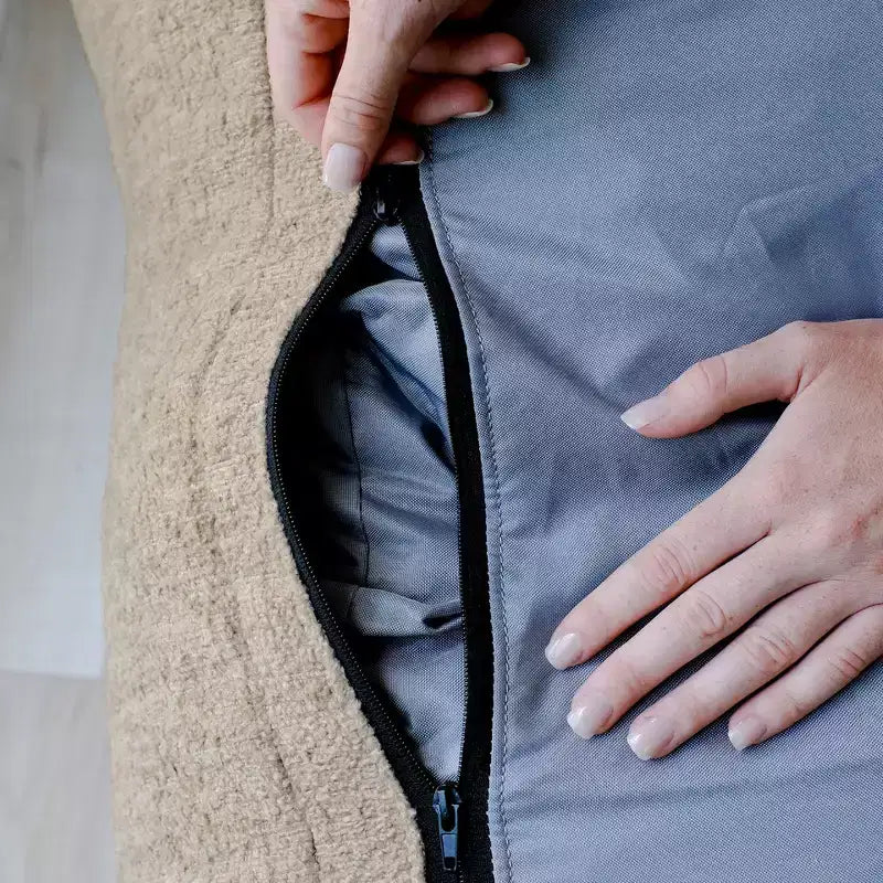 Strukturierter Sitzsack mit Schaumstofffüllung, zum Entspannen, für jedes Alter