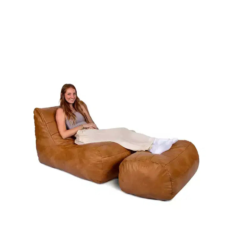 Fauteuil poire structuré et rempli de mousse, inclinable, pour tous les âges