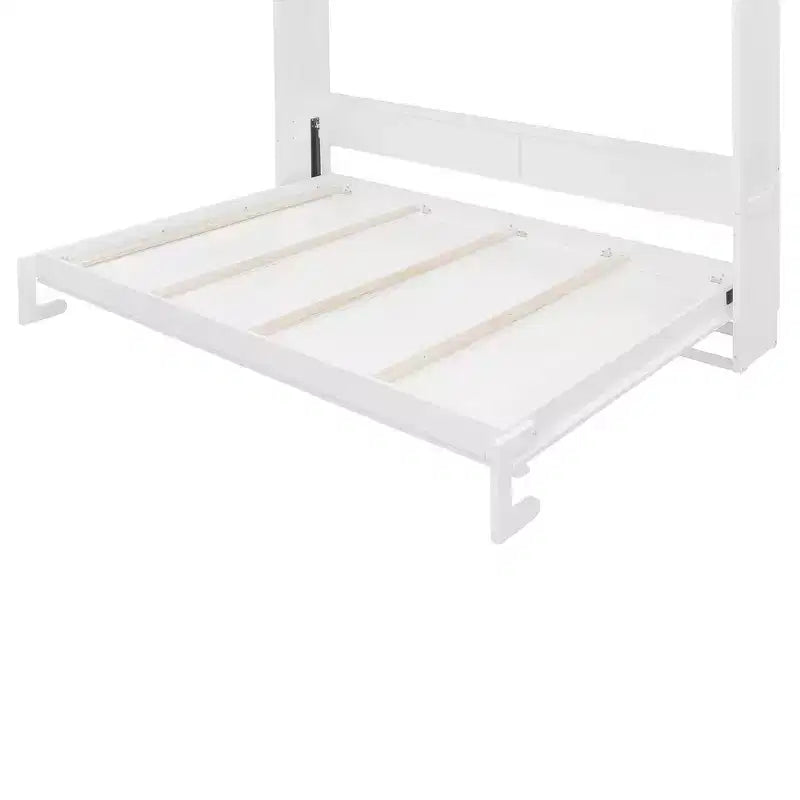 Lit escamotable mural queen size avec grand espace de rangement