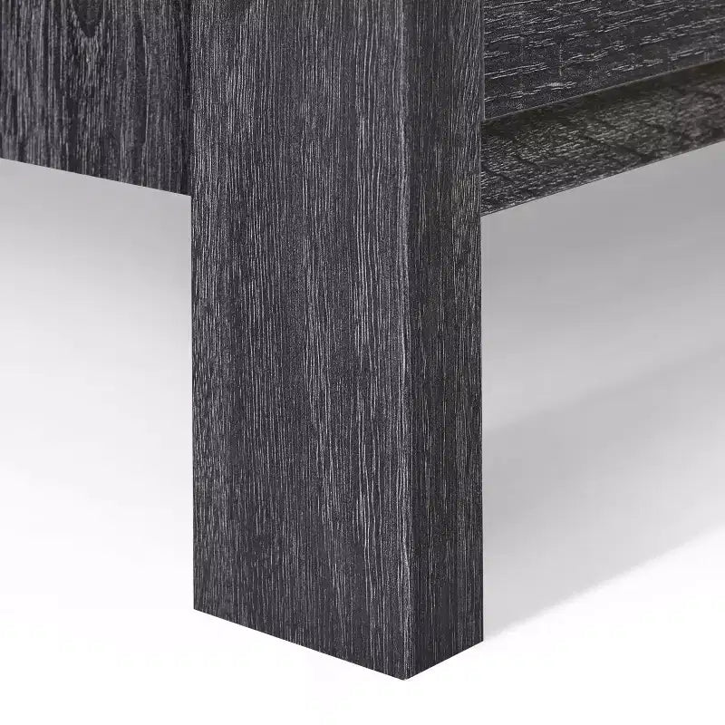 Tables de chevet contemporaines en bois à 2 tiroirs (lot de 2)